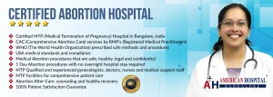 Abortion in Bangalore India at American Hospital