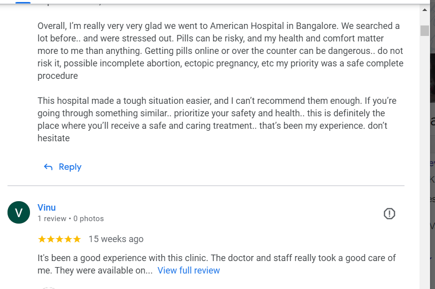 Dubai patient abortion in India